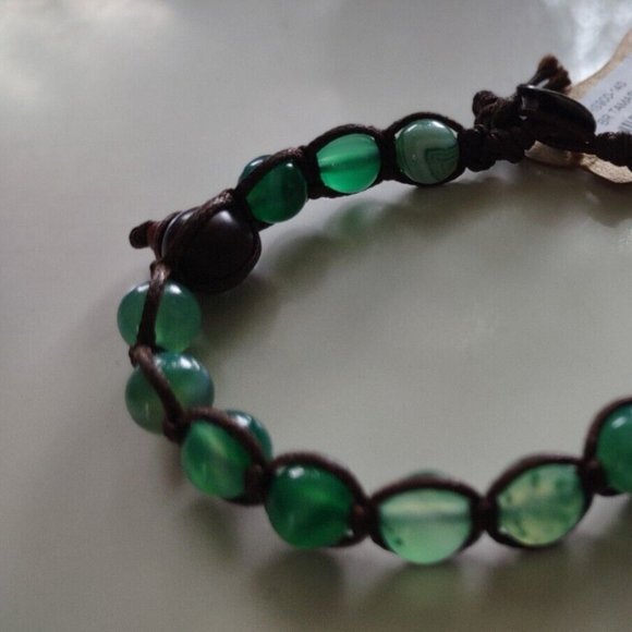 NEW Tamashii Unisex Bracelet Lace Green.  Length:  8.5" - Picture 5 of 9